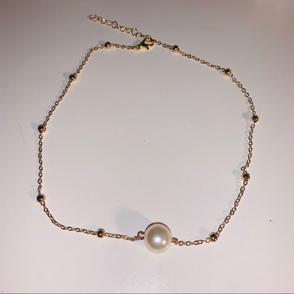 Beaded Pearl Choker